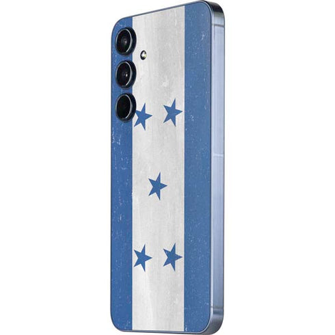Honduras Flag Distressed Galaxy A55 5G Skin